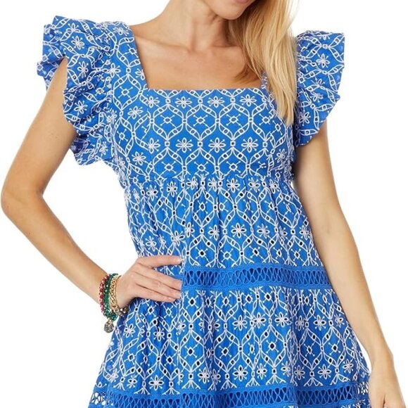 Lilly Pulitzer Morrie Ruffle Sleeve Dress - Picture 9 of 9